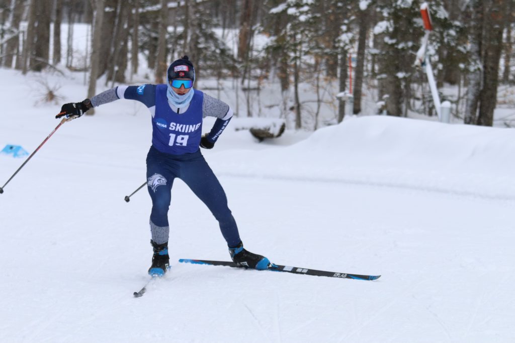 Eli Gore, Skier for UNH, former Madnorski Junior